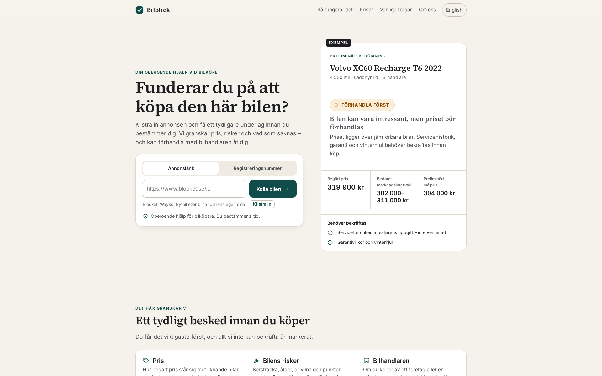 bilblick.se startsida
