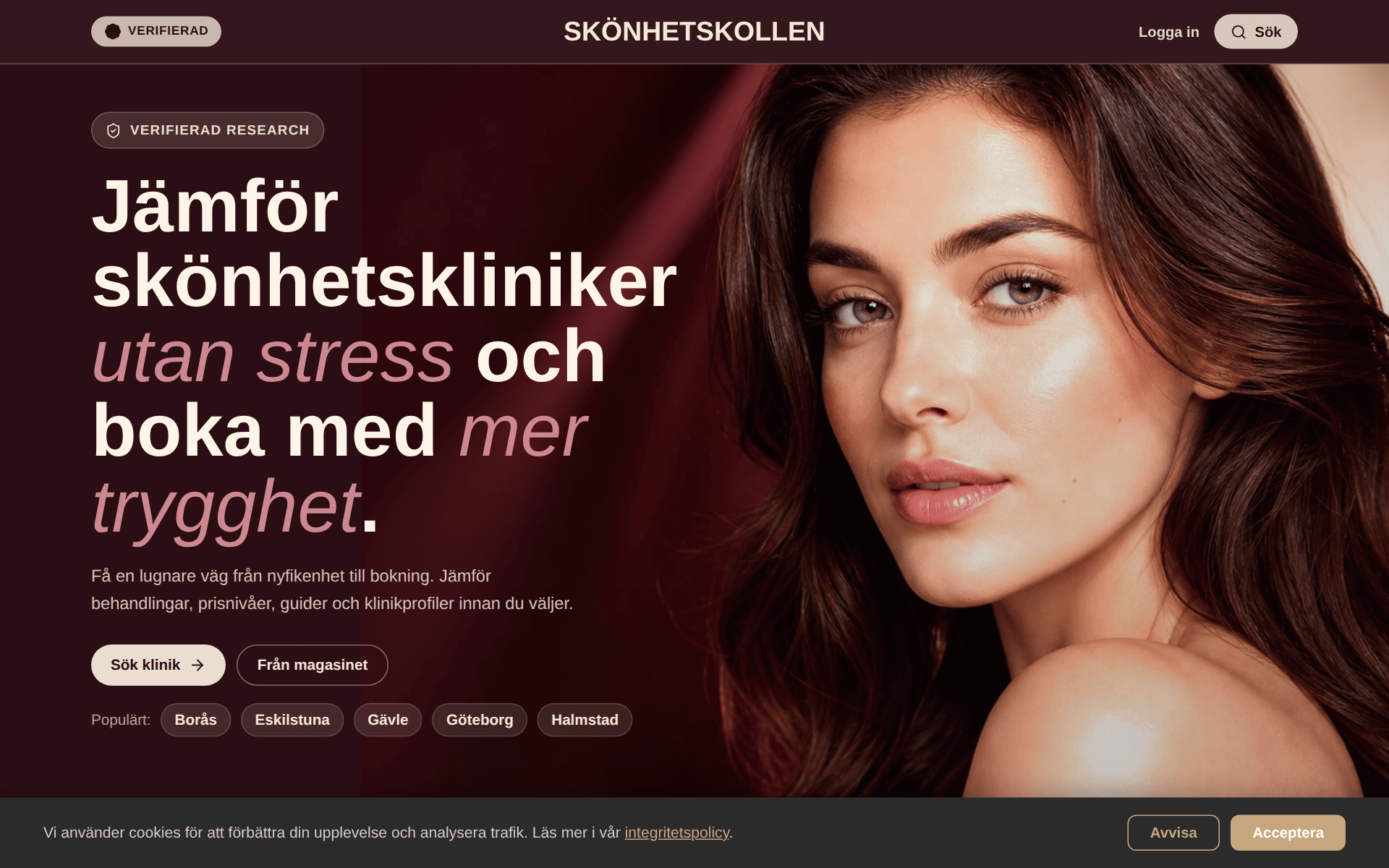 skonhetskollen.se startsida
